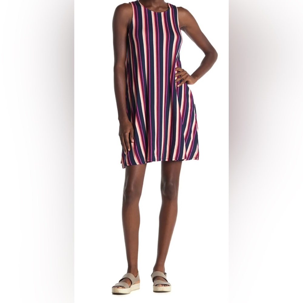 Sleeveless Stripe Dress